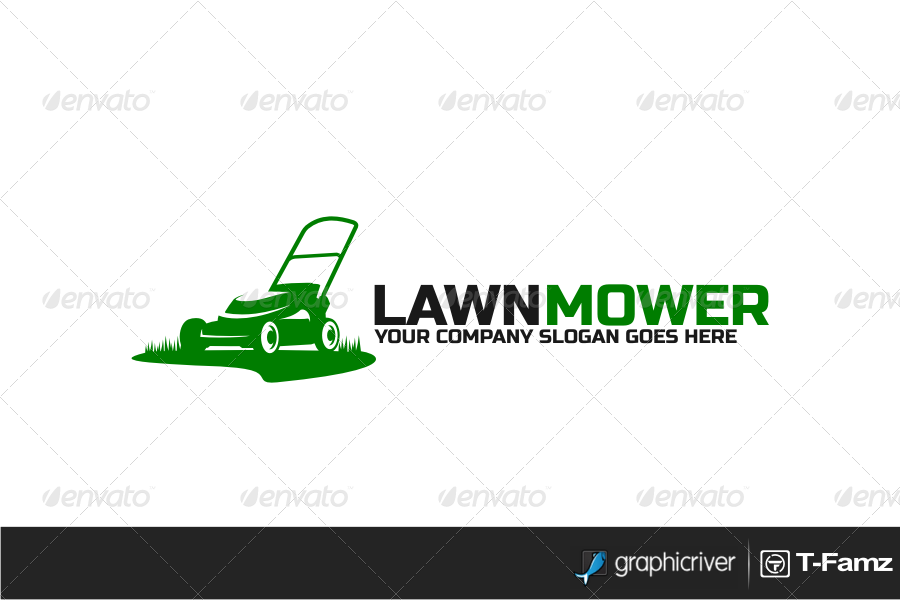 Lawn Mower Logo Templates by T-Famz | GraphicRiver